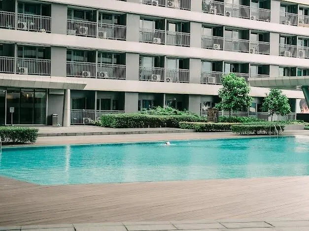 شقة Elegant Home Famenewest Tower4 Greenfield District مانيلا الفلبين